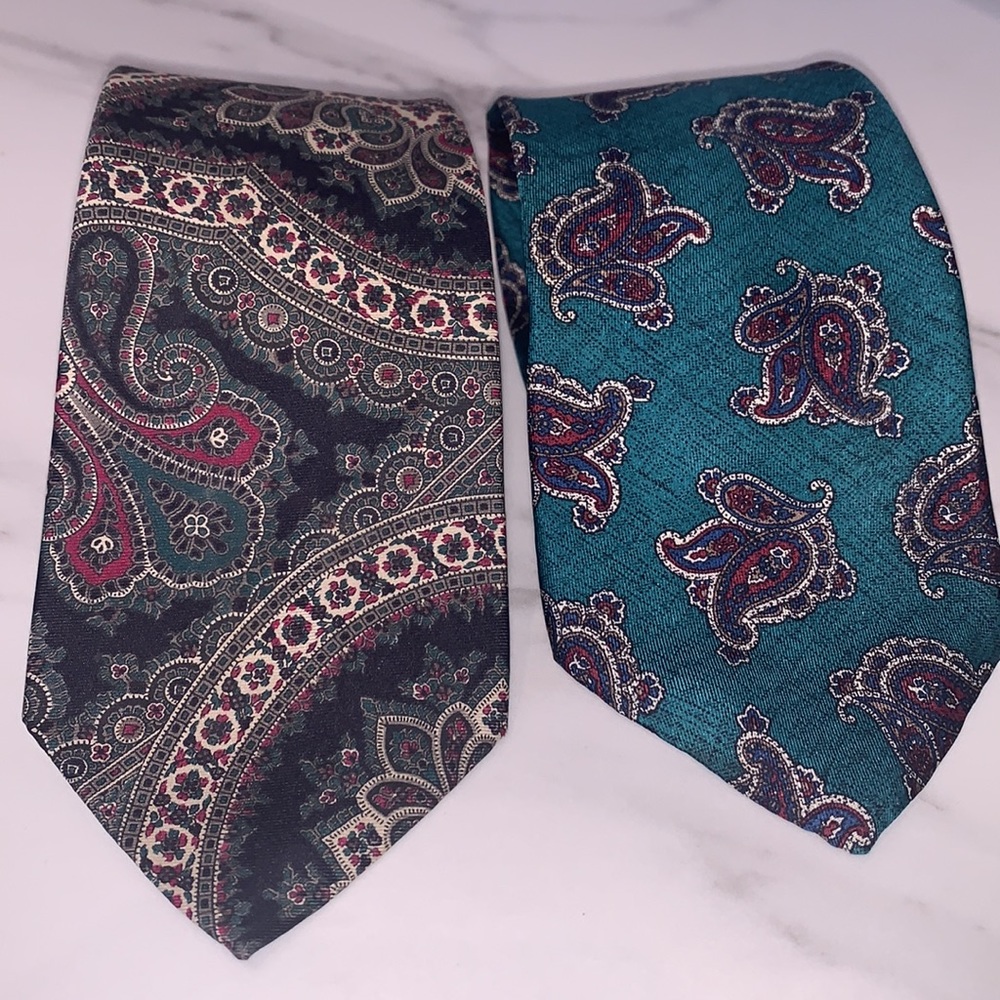 Oscar de la Renta Couture Ties Set of 2